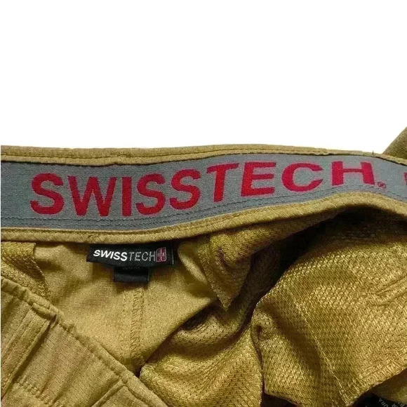 SwissTech Short Mens Size 38 Elastic Waistband Casual Athletic Hiking - Picture 5 of 7